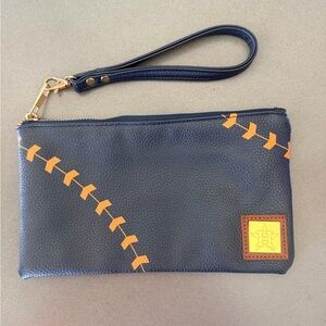 Houston Astros Navy & Orange Wristlet